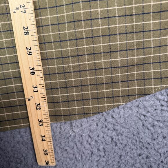 Brooks Brothers Oxford Button-Down Shirt Mens 2XL Green Plaid Check OCBD Logo - Picture 7 of 9